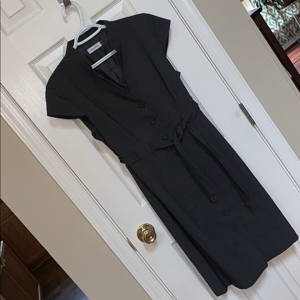 Calvin Klein button up dress.